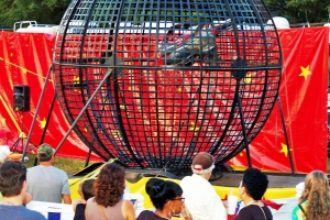 Motorcycle-in-Cage